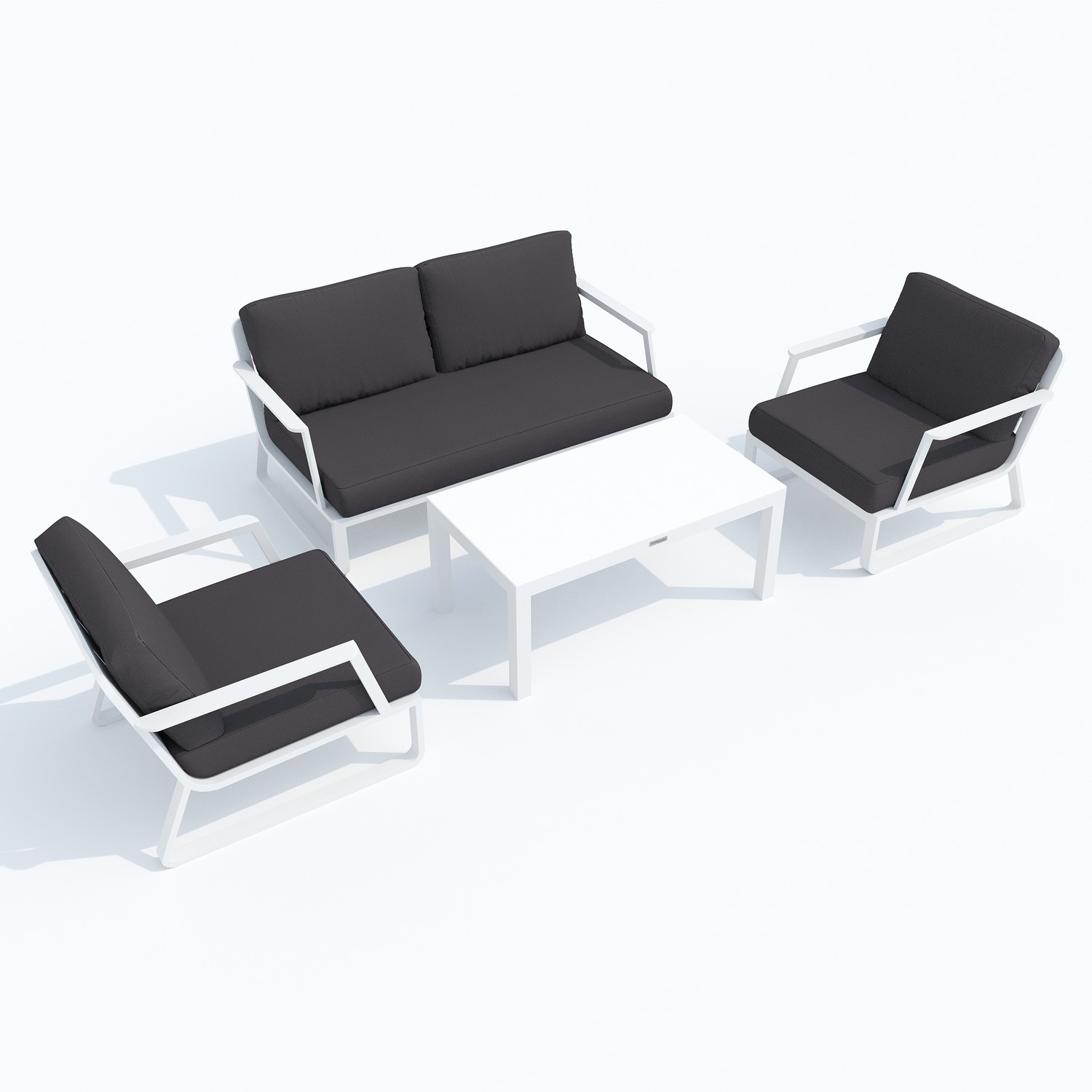 2640.0x1600 Kypit laynj-zony ESTIVO antracit belii karkas v Moskve | Ideal Patio Laynj zona ESTIVO antracit - belii karkas, Laynj zona Лаунж зона ЭСТИВО антрацит - белый каркас