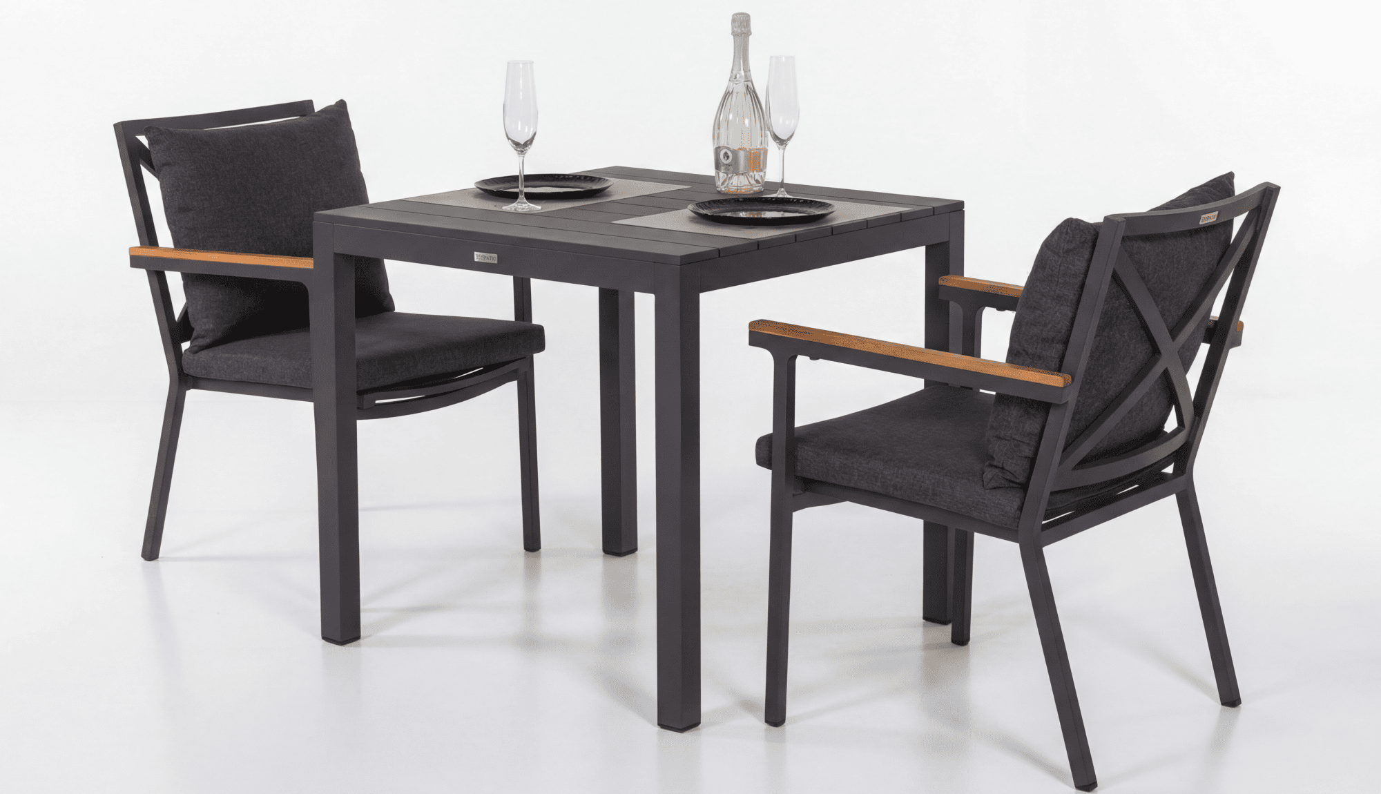 6918.0x1600 Kypit stol obedennii DOLLA karbon 80h80 sm (4 nojki) - terrasnaya mebel v Moskve | Ideal Patio Stol obedennii DOLLA aluminii 80h80 sm (4 nojki), Stoli Стол обеденный ДОЛЛА алюминий 80х80 см (4 ножки)