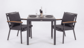 6920.0x96 Kypit stol obedennii DOLLA karbon 80h80 sm (4 nojki) - terrasnaya mebel v Moskve | Ideal Patio Stol obedennii DOLLA aluminii 80h80 sm (4 nojki), Stoli Стол обеденный ДОЛЛА алюминий 80х80 см (4 ножки)