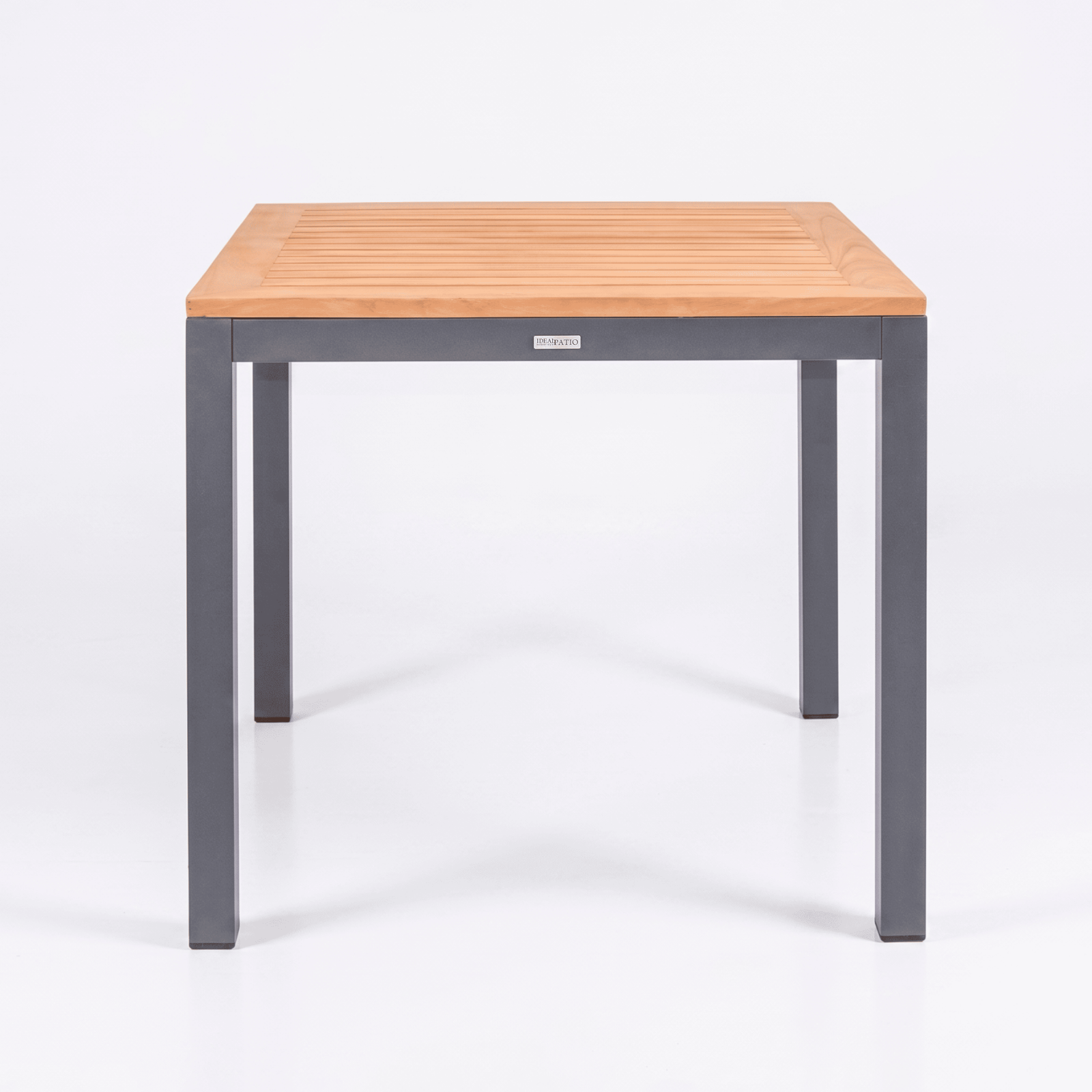 7057.0x1600 Kypit stol obedennii TELLA iz tika, aluminiya 80x80 sm (4 nojki) - terrasnaya mebel v Moskve | Ideal Patio Stol obedennii TELLA aluminii, tik 80x80 sm (4 nojki), Stoli Стол обеденный ТЕЛЛА алюминий, тик 80x80 см (4 ножки)
