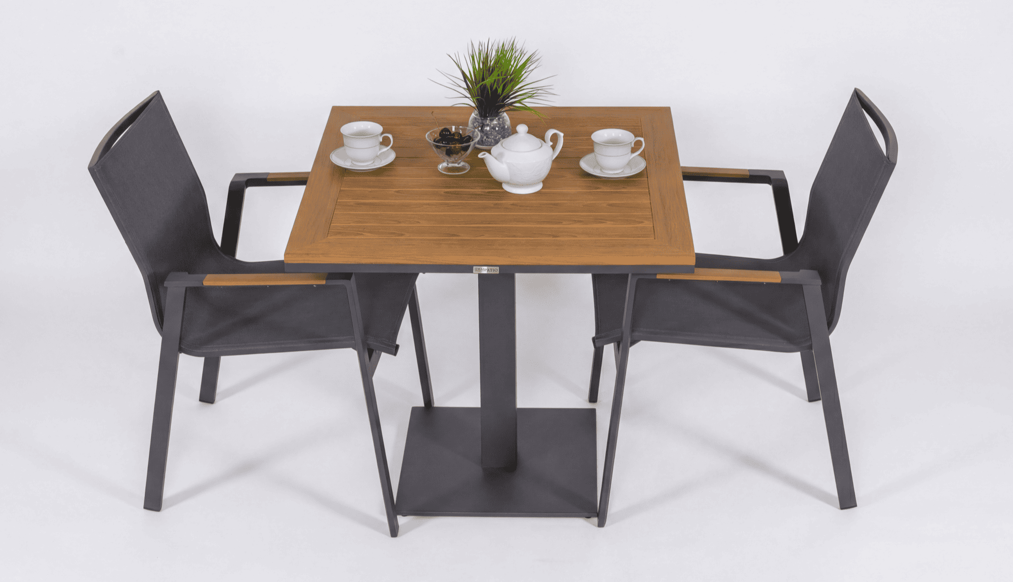 6944.0x1600 Kypit stol obedennii MIRRA karbon 80h80 sm (1 nojka) - terrasnaya mebel v Moskve | Ideal Patio Stol obedennii MIRRA aluminii, polivyd 80h80 sm (1 nojka), Stoli Стол обеденный МИРРА алюминий, поливуд 80х80 см (1 ножка)