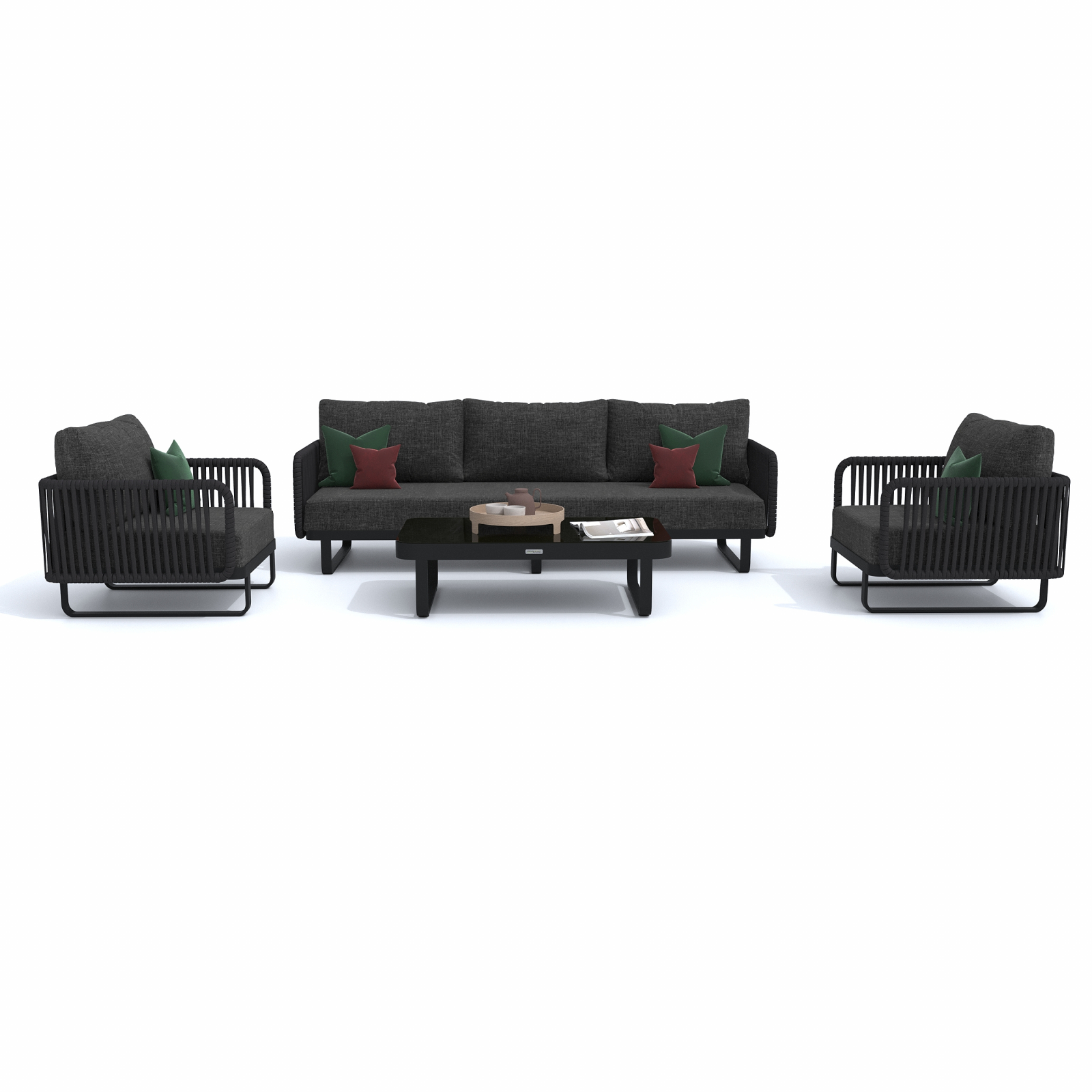6042.0x1600 Kypit kreslo BELLISA marengo karkas karbon v Moskve | Ideal Patio Kreslo BELLISA, Laynj zona Кресло БЕЛЛИСА