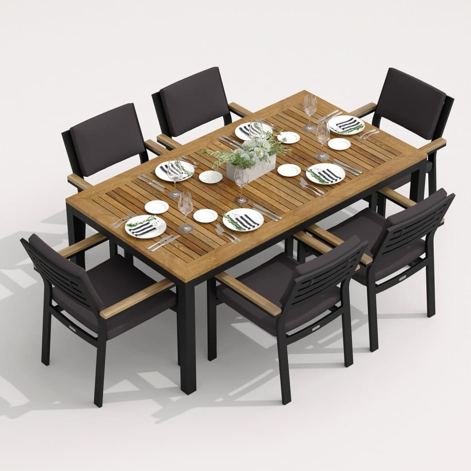4512.0x1600 Kypit stol obedennii TELLA iz tika 180x90 - terrasnaya mebel v Moskve | Ideal Patio Stol obedennii TELLA  iz tika 180x90, Stoli Стол обеденный ТЕЛЛА  из тика 180x90