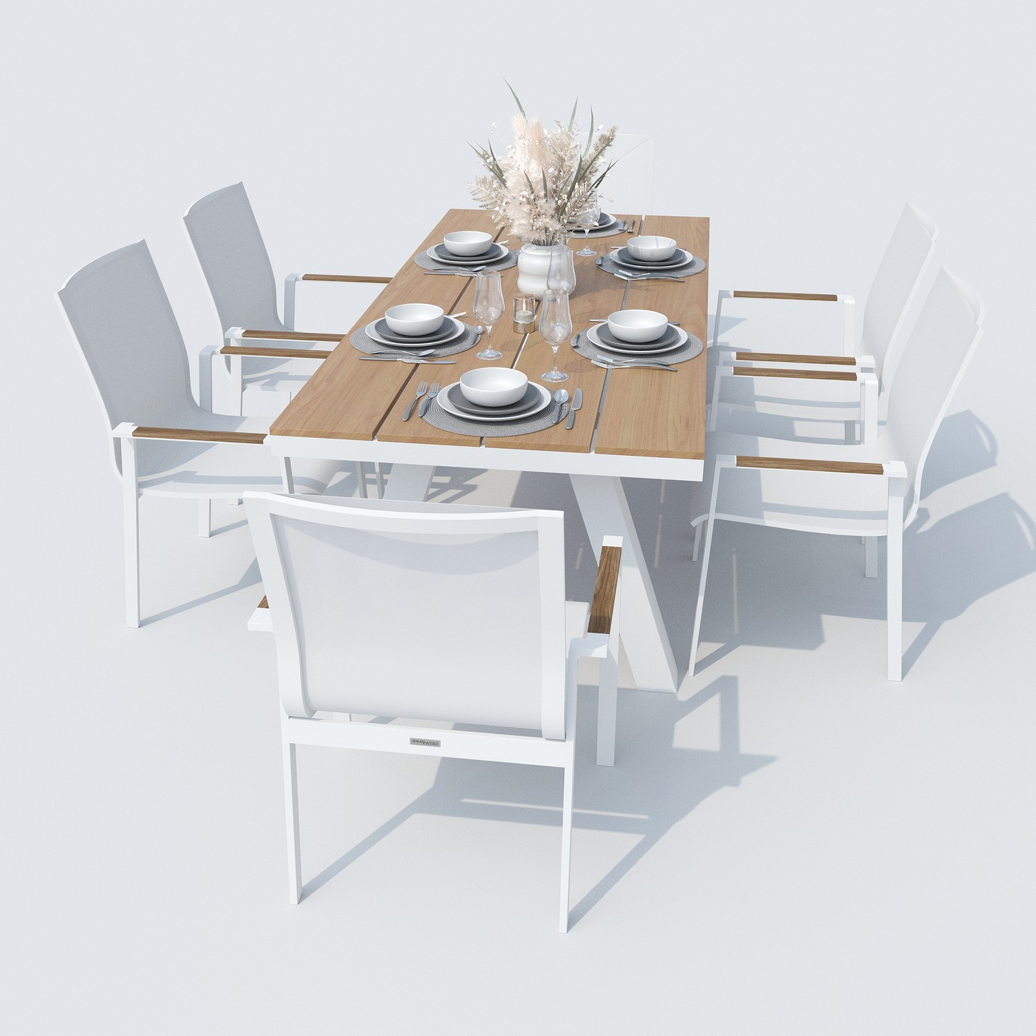 3145.0x1600 Kypit dachnii styl SOLA belii - belii karkas - terrasnaya mebel v Moskve | Ideal Patio Styl SOLA belii - belii karkas, Stylya Стул СОЛА белый - белый каркас