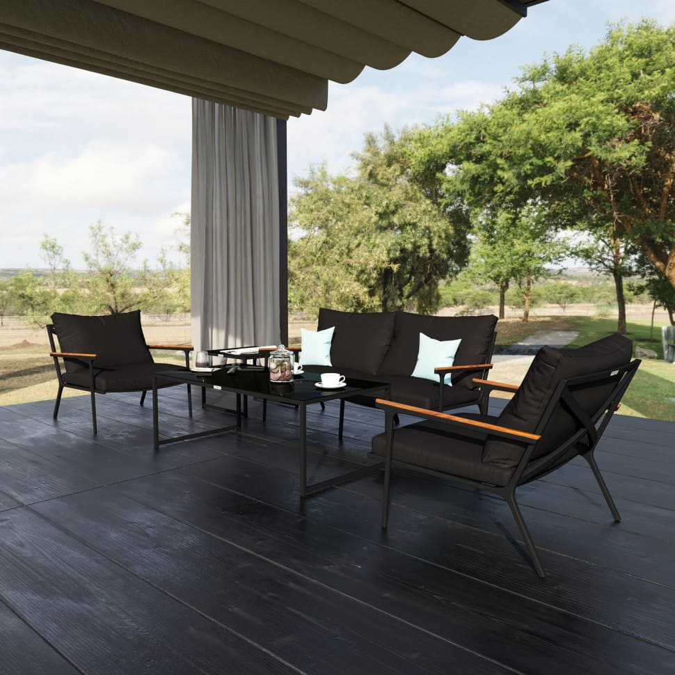 5164.0x1600 Kypit kreslo FESTA chernoe v Moskve | Ideal Patio Kreslo FESTA chernoe, Laynj zona Кресло ФЕСТА черное