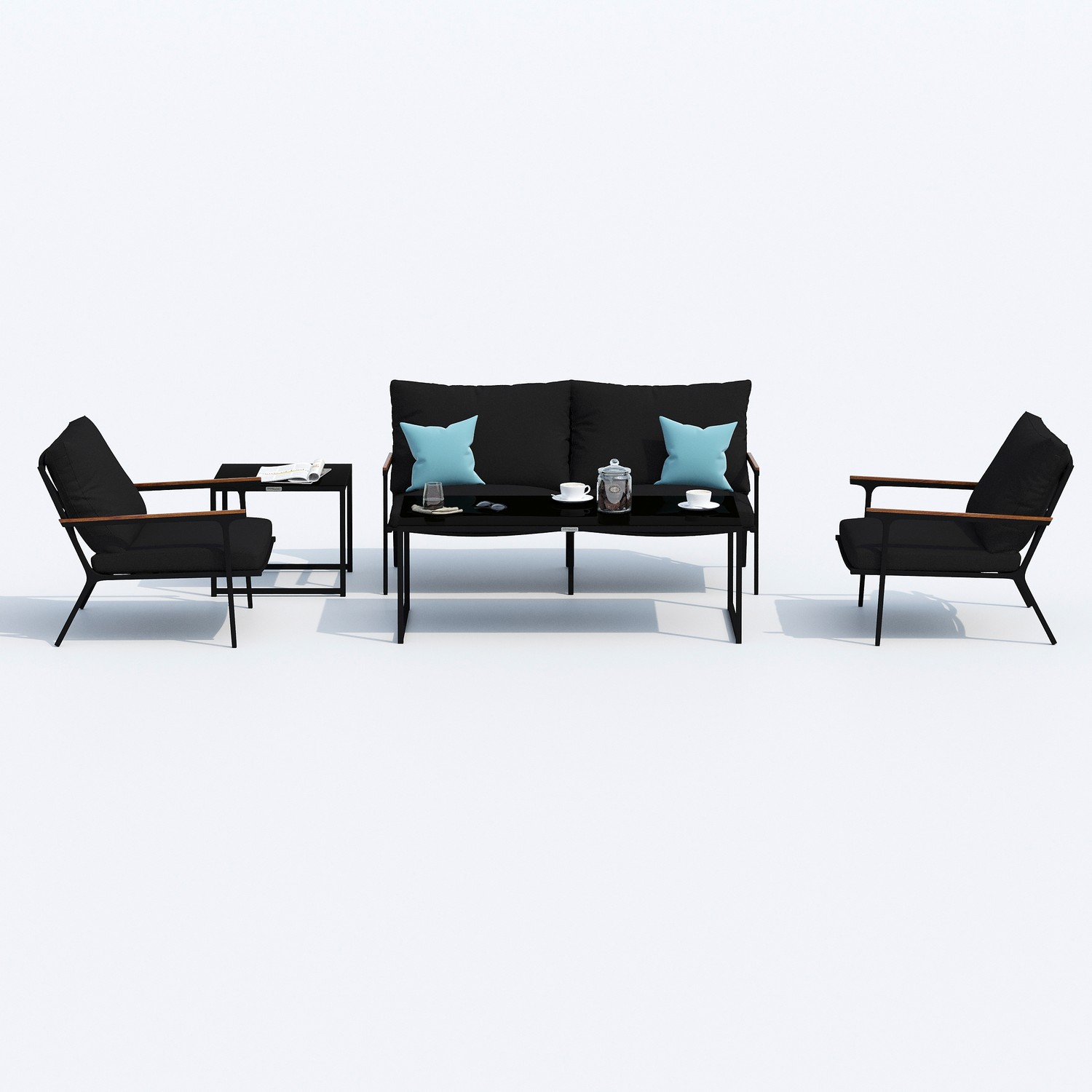 5165.0x1600 Kypit kreslo FESTA chernoe v Moskve | Ideal Patio Kreslo FESTA chernoe, Laynj zona Кресло ФЕСТА черное