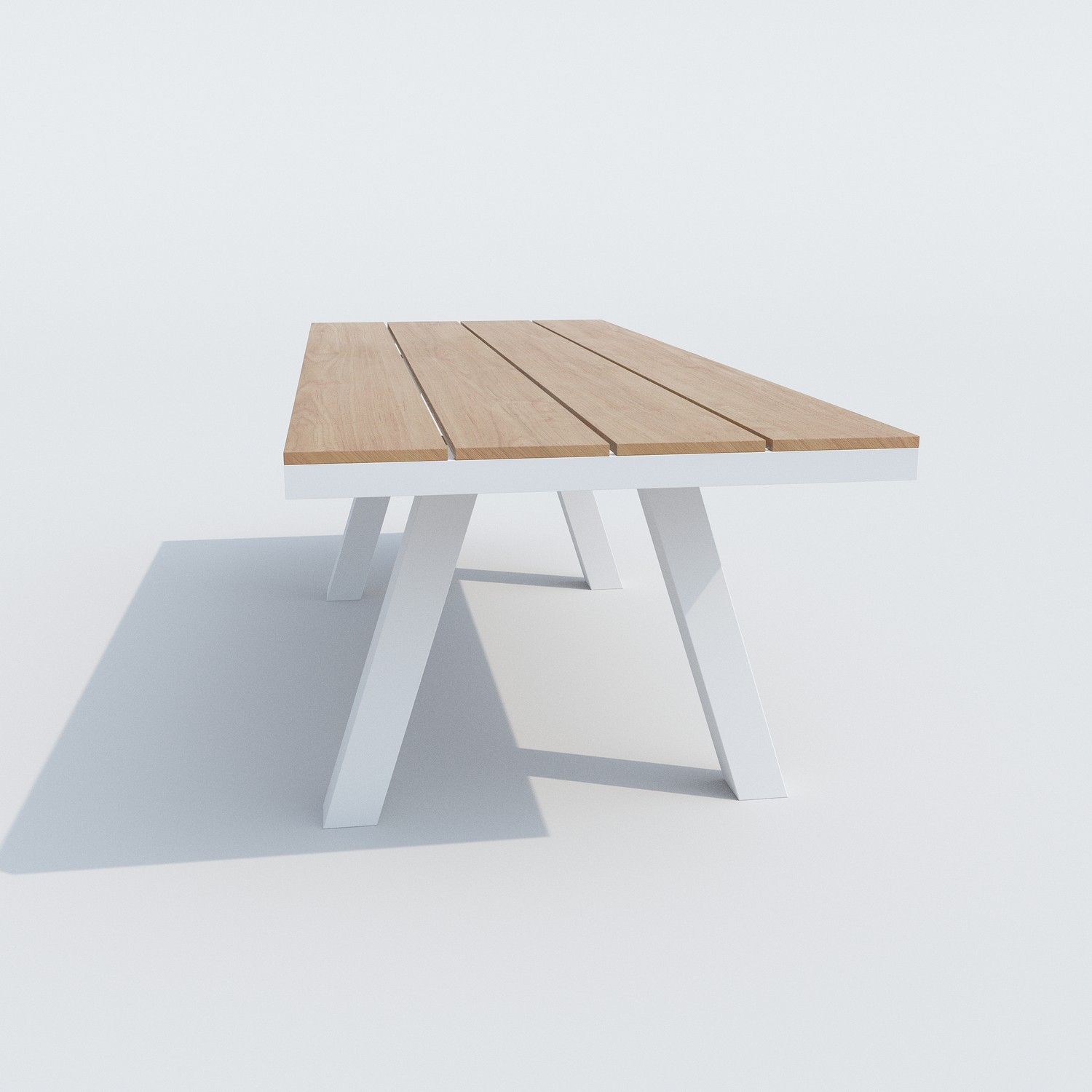 2859.0x1600 Kypit stol obedennii MIRRA 220 sm belii - terrasnaya mebel v Moskve | Ideal Patio Stol obedennii MIRRA 220 sm belii, Stoli Стол обеденный МИРРА 220 см белый