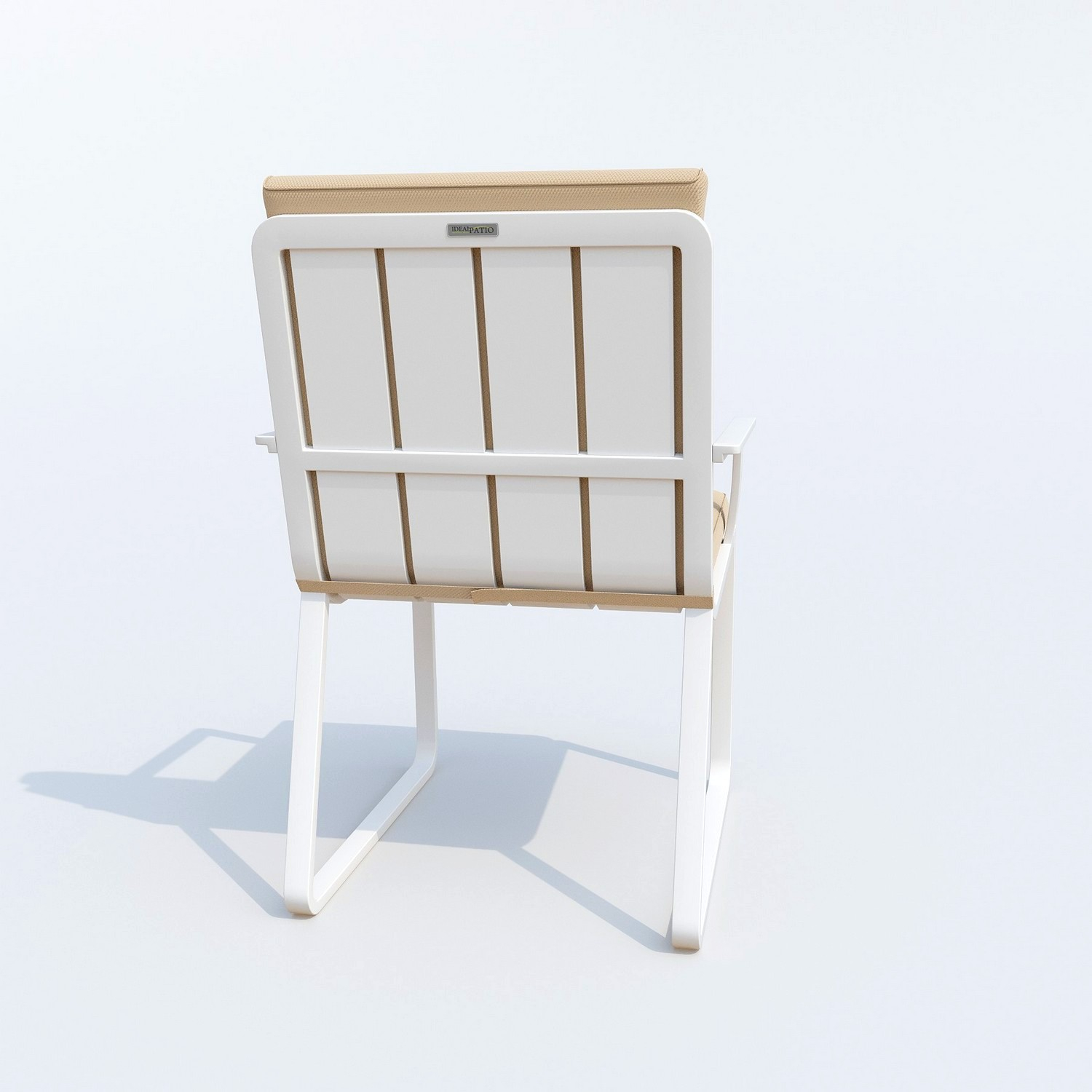 3685.0x1600 Kypit dachnii styl ALBA bejevii - belii karkas - terrasnaya mebel v Moskve | Ideal Patio Styl ALBA bejevii - belii karkas, Stylya Стул АЛЬБА бежевый - белый каркас