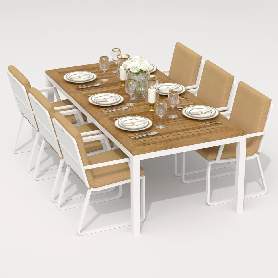 4601.0x1600 Kypit dachnii styl ALBA bejevii - belii karkas - terrasnaya mebel v Moskve | Ideal Patio Styl ALBA bejevii - belii karkas, Stylya Стул АЛЬБА бежевый - белый каркас