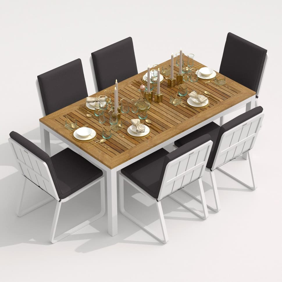 4562.0x1600 Kypit dachnii styl GIRA antracit - belii karkas - terrasnaya mebel v Moskve | Ideal Patio Styl GIRA antracit - belii karkas, Stylya Стул ГИРА антрацит - белый каркас