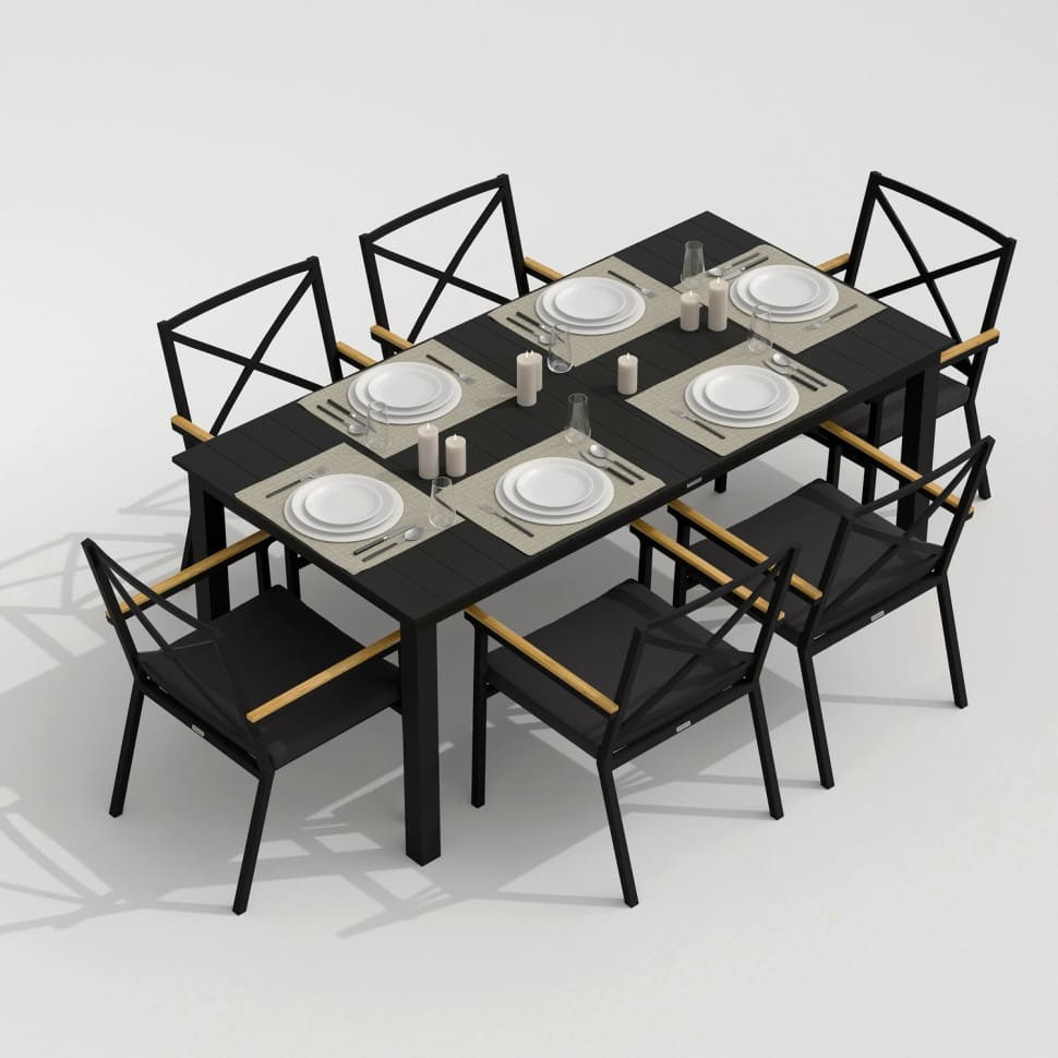 4628.0x1600 Kypit dachnii styl FESTA antracit - karkas karbon - terrasnaya mebel v Moskve | Ideal Patio Styl FESTA antracit - karkas karbon, Stylya Стул ФЕСТА антрацит - каркас карбон