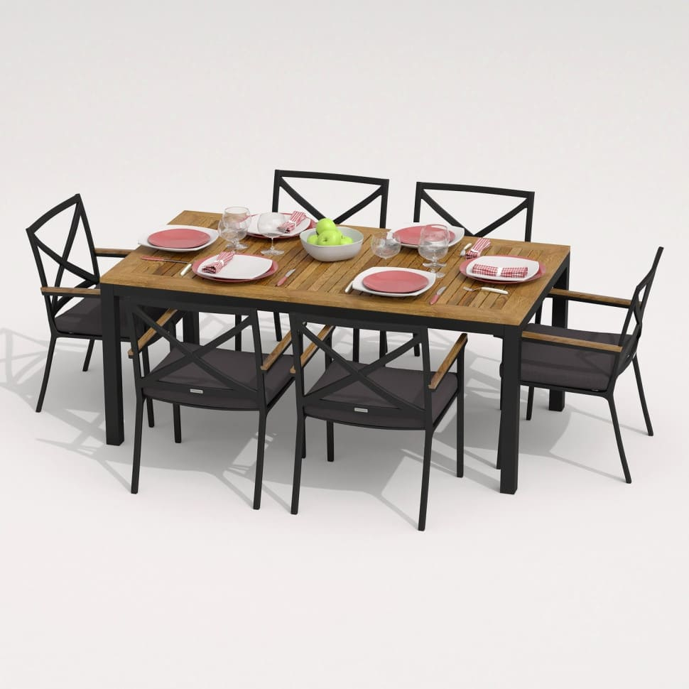 5502.0x1600 Kypit dachnii styl FESTA antracit - karkas karbon - terrasnaya mebel v Moskve | Ideal Patio Styl FESTA antracit - karkas karbon, Stylya Стул ФЕСТА антрацит - каркас карбон