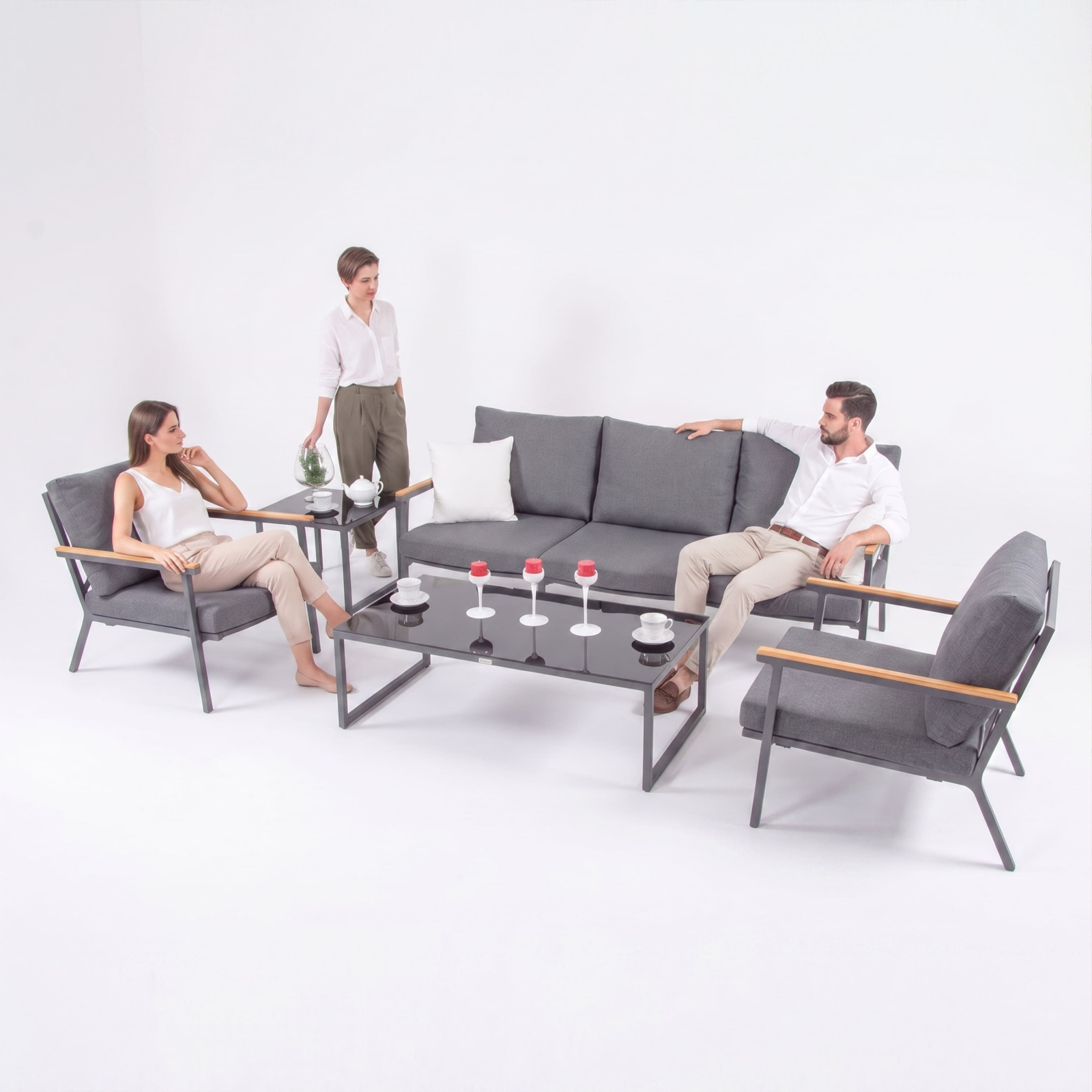 7125.0x1600 Kypit laynj-zony FESTA marengo s trehmestnim divanom v Moskve | Ideal Patio Laynj zona FESTA marengo s trehmestnim divanom, Laynj zoni Лаунж зона ФЕСТА маренго с трехместным диваном