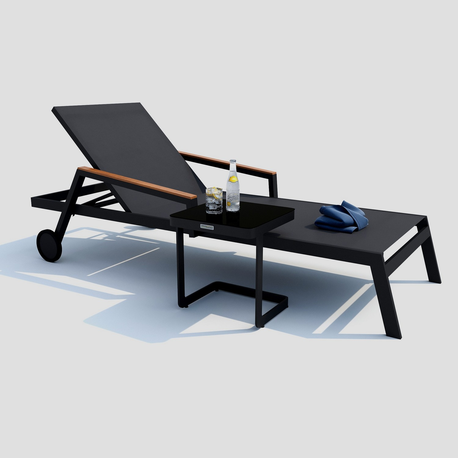 2927.0x1600 Kypit shezlong SPONDA karbon - terrasnaya mebel v Moskve | Ideal Patio Shezlong SPONDA karbon, Dlya dachi Шезлонг СПОНДА карбон