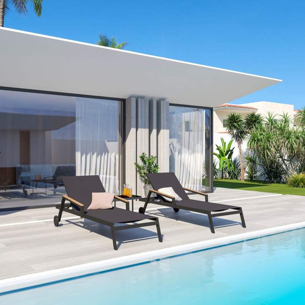 4477.0x1600 Kypit shezlong SPONDA karbon - terrasnaya mebel v Moskve | Ideal Patio Shezlong SPONDA karbon, Dlya dachi Шезлонг СПОНДА карбон