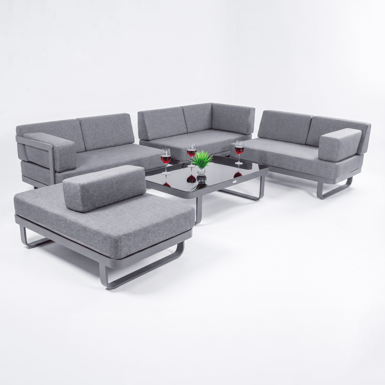 7118.0x1600 Kypit laynj-zony TESORA cveta marengo karkas karbon v Moskve | Ideal Patio Laynj zona yglovaya TESORA marengo - karkas karbon, Laynj zoni Лаунж зона угловая ТЕСОРА маренго - каркас карбон