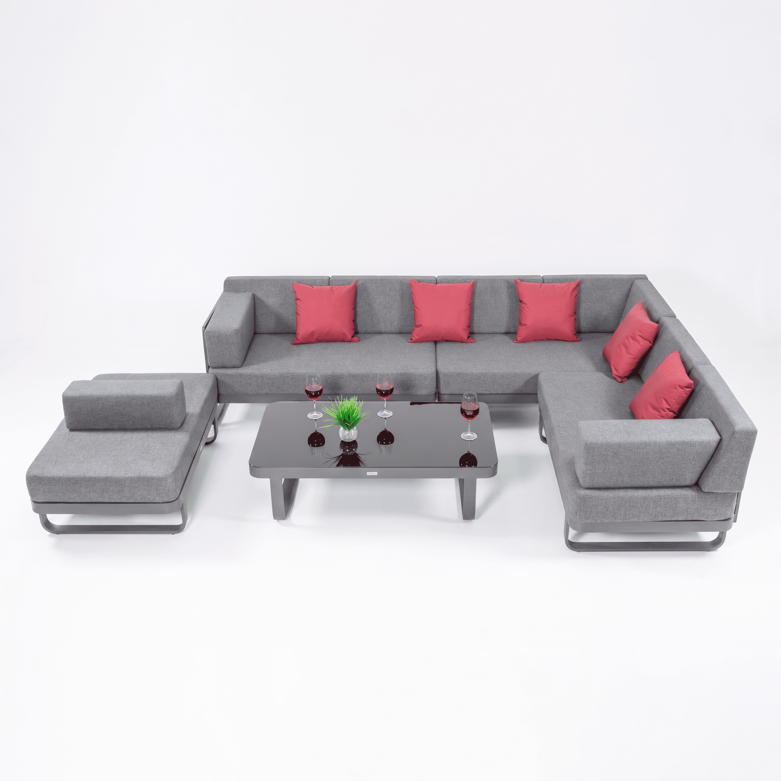 7119.0x1600 Kypit laynj-zony TESORA cveta marengo karkas karbon v Moskve | Ideal Patio Laynj zona yglovaya TESORA marengo - karkas karbon, Laynj zoni Лаунж зона угловая ТЕСОРА маренго - каркас карбон