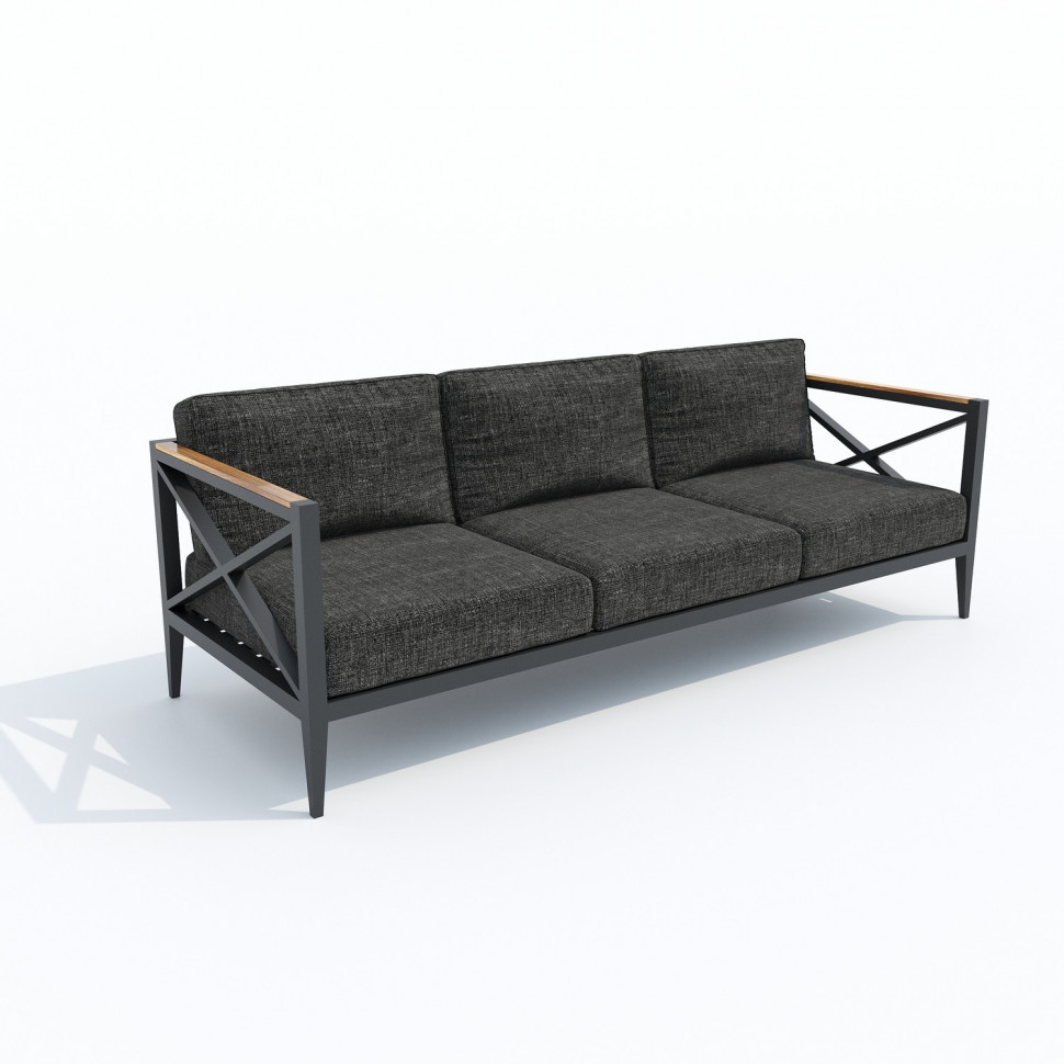 5784.0x1600 Kypit laynj-zony VERITA temno-seraya, karkas karbon, stol iz tika v Moskve | Ideal Patio Laynj zona VERITA temno-seraya (marengo) - karkas karbon - stolik tik, Laynj zona Лаунж зона ВЕРИТА темно-серая (маренго) - каркас карбон - столик тик
