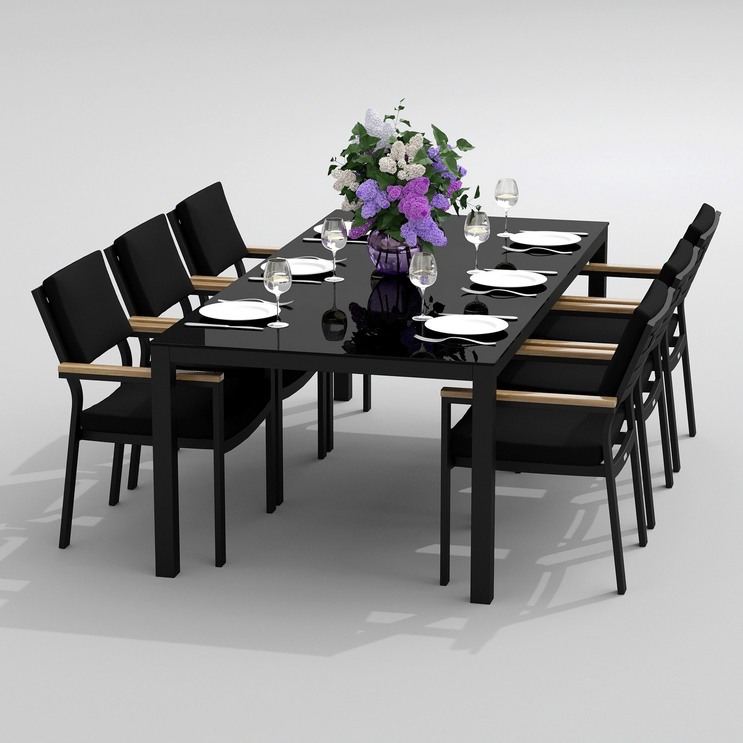 2735.0x1600 Kypit dachnii styl BONTA chernii - karkas karbon - terrasnaya mebel v Moskve | Ideal Patio Styl BONTA chernii - karkas karbon, Stylya Стул БОНТА черный - каркас карбон